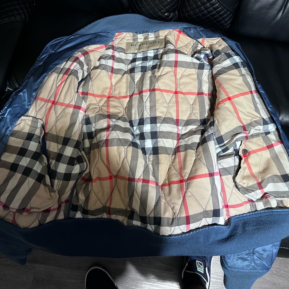 Mens Burberry bomber jacket